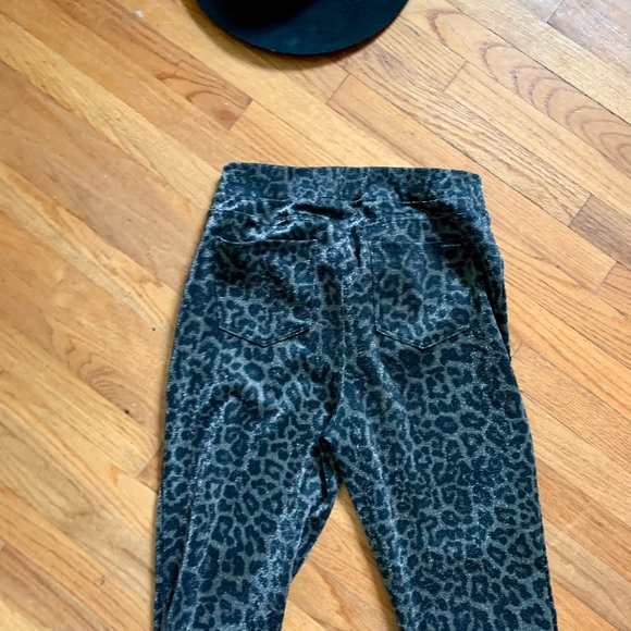 Sanctuary for Anthropologie Runway Shimmer Leopard Leggings - Picture 11 of 13